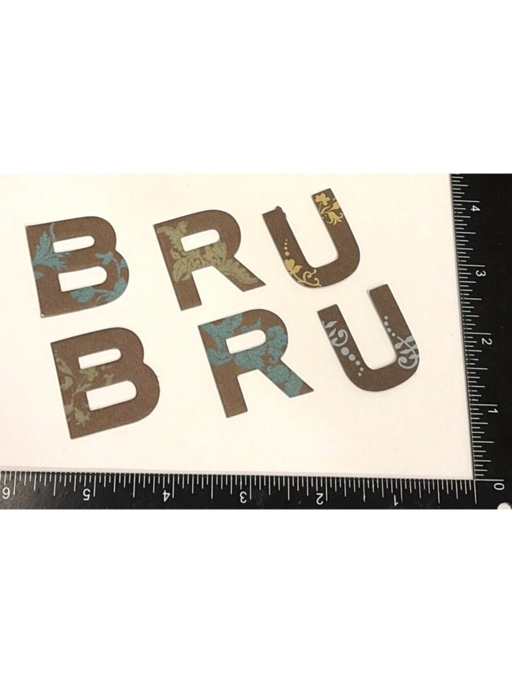 RETIRED K&COMPANY Chipboard Alphabet Letters 56 Pieces 565111 BY AMY BUTLER - Picture 3 of 3
